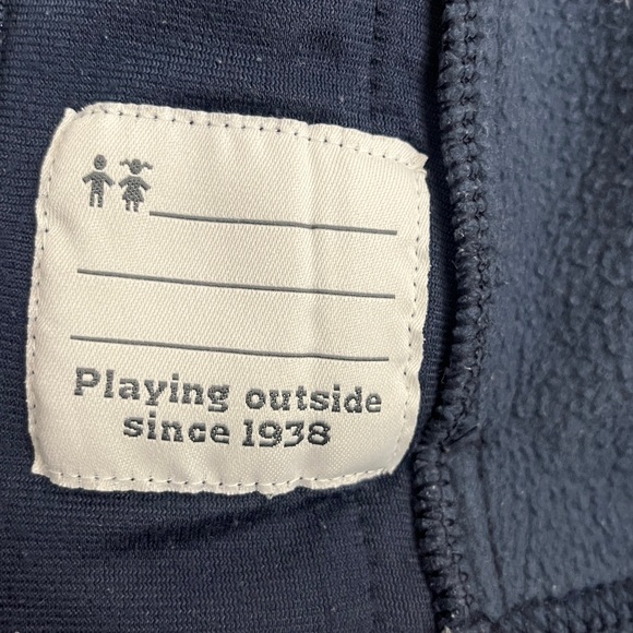 Columbia Navy Blue Fleece Zipper Sweatshirt Jacket - Picture 6 of 7